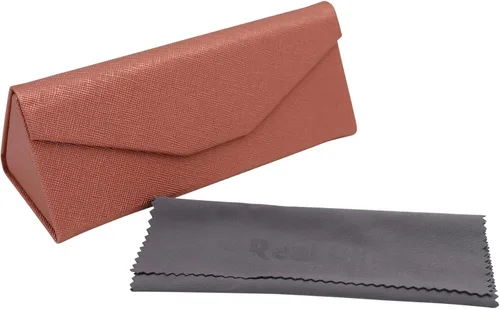 Vista 168 de Real Sic Funda para lentes de sol para hombres y mujeres, soporte magnético plegable para lentes de sol, inspirado en el color sólido
