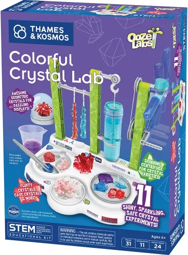 Vista 9 de Thames & Kosmos Ooze Labs Chemistry Station - Kit de experimentos científicos, 20 experimentos no peligrosos que incluyen limo seguro