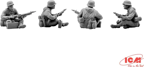 Vista 6 de ICM Modelos German Tank Riders 1942-1945 Kit