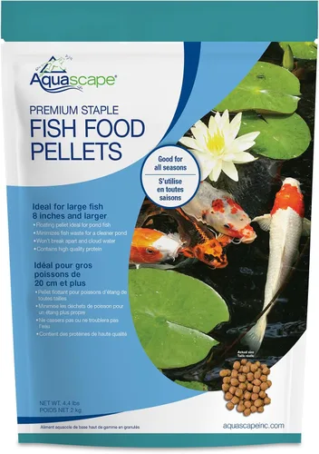 Vista 8 de Aquascape Pellets de alimentos básicos para peces de estanque pequeños a medianos, pellets pequeños, 1.1 libras 98867
