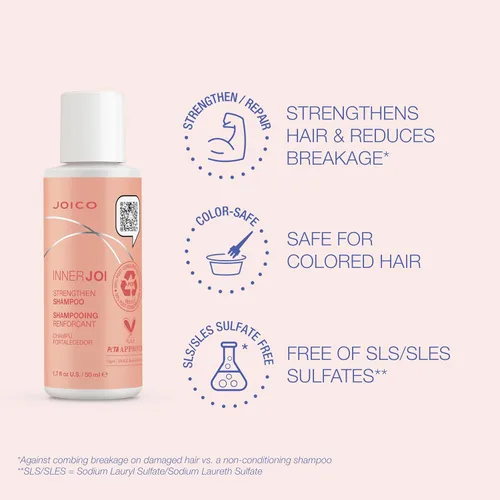 Vista 3 de Joico InnerJoi Strengthen Shampoo Color-Protection & Shine