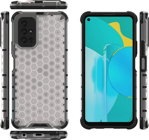 Vista 266 de Pzwoxukhov Funda compatible con Huawei Nova 3i, compatible con Huawei P Smart+ 2018 Honeycomb Anti-Drop Shock-Absorbing Case Negro