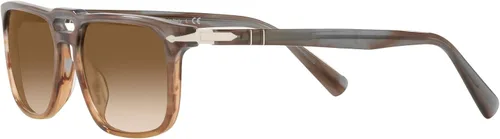 Vista 3 de Persol PO3273S - Gafas de sol rectangulares Gris Gradiente Verde RayasGris Claro Gradiente Gris Oscuro