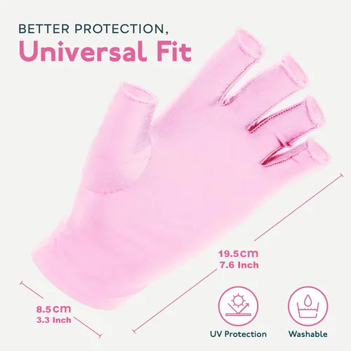Vista 6 de SUNUV SUN5 Plus - Lámpara de uñas UV, guantes de luz UV para secador de uñas de gel para lámpara de esmalte de uñas de gel con sensor automático
