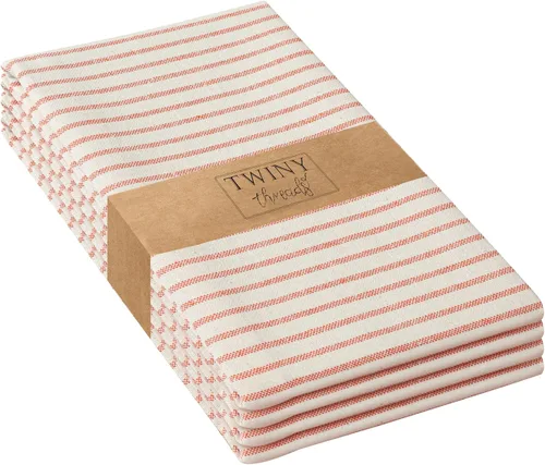 Vista 36 de TWINY threads Juego de toallas de cocina con diseño de diamante, 100% algodón, trapos grandes y trapos de lavado, absorbentes de secado rápido
