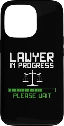 Vista 10 de Lawyer in Progress Scales of Justice Law School Student Case for iPhone 16