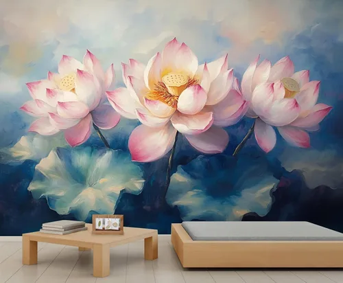 Vista 9 de Mural de pared floral retro, papel tapiz rústico floral de bar, flores abstractas 3D, impermeable, para cafetería, restaurante, sala de estar