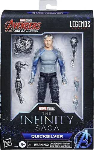 Vista 2 de Avengers Infinity Saga Marvel Legends Figura de Quicksilver