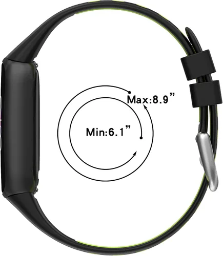 Vista 3 de Correas de repuesto compatibles con correas Fitbit Luxe, accesorios para reloj inteligente, bandas de silicona transpirable, correa deportiva