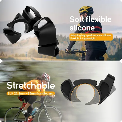 Vista 6 de TUSITA Soporte de bicicleta compatible con Garmin, Apple Watch Ultra, Polar
