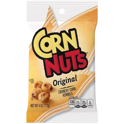 Vista 8 de CORN NUTS Granos de maíz con sabor a barbacoa, aperitivos de maíz crujientes, caja de aperitivos, paquetes variados para adultos, 4 onzas