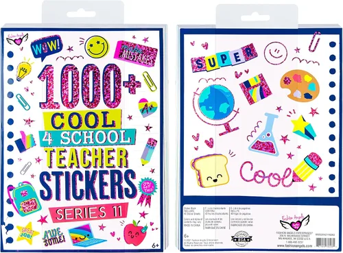 Vista 8 de Fashion Angels Más de 1000 calcomanías para profesores serie 11 (78048) 40 páginas de calcomanías para que los estudiantes y profesores disfruten