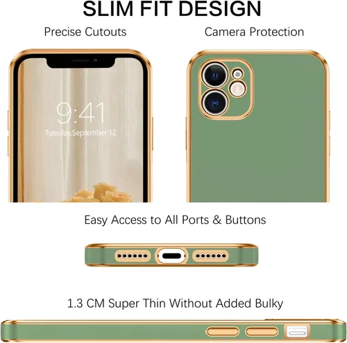 Vista 2 de VENINGO Funda para iPhone 11, fundas para iPhone 11, de TPU suave de ajuste delgado, con pulsera ajustable, resistente a los arañazos, a prueba