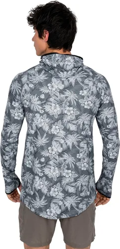 Vista 3 de BLACKSTRAP Camisa de sol UV con capucha y cuello redondo para hombre