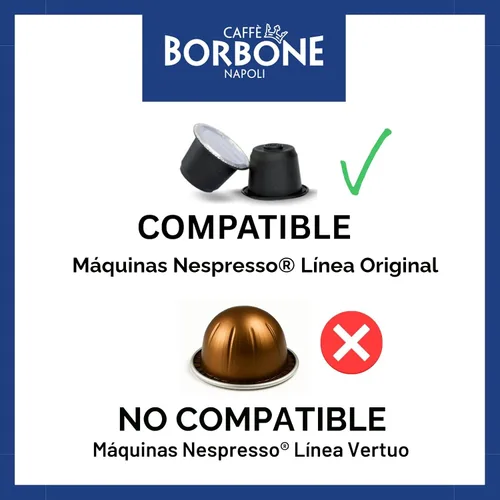 Vista 3 de Caffè Borbone Black Blend Cápsulas de Café Espresso Compatibles con Nespresso, 100 Unidades de Cápsulas de Espresso