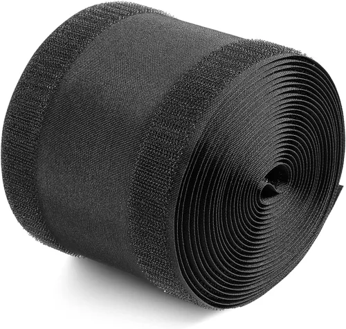Vista 7 de Syhood Protector de cable de piso, 2.8 pulgadas x 30 pies, color negro
