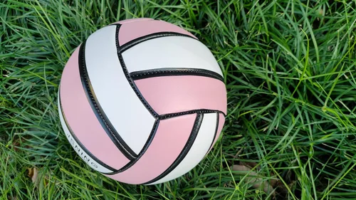 Vista 3 de Pink Volleyball, Official Size 5 Volley Lite, Outdoor Indoor Beach Game