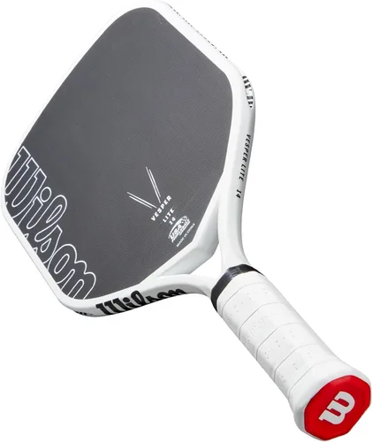 Vista 6 de Wilson Vesper Lite - Paleta de pickleball - Tamaño de agarre 1-4 1/8", negro/blanco
