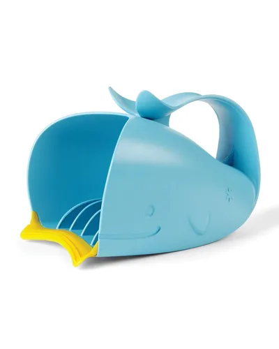 Vista 7 de Skip Hop. Bañador de bebe antilágrimas con forma de ballena. Azul