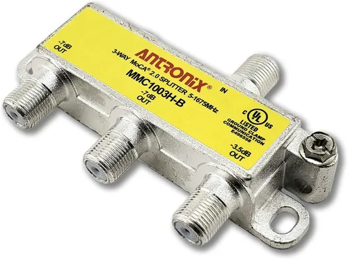 Vista 3 de 3 Way Antronix MMC1003H-B 5-1675 MHz MoCA 2.0 Splitter para Frontier anteriormente Verizon Fios