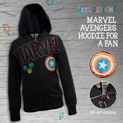 Vista 7 de Marvel Superheroes - Sudadera con capucha para niños, disfraz de Spider-Man y Vengadores, para cosplay, para niños