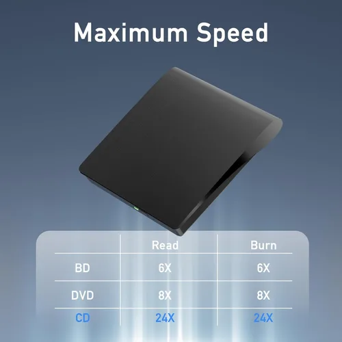 Vista 8 de wintale Blu Ray Burner Externo, USB 3.0 y Tipo-C Unidades Blu-ray externas