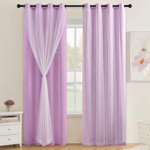 Vista 10 de XiDi - Cortinas para decoración de dormitorio Beige34/54/1