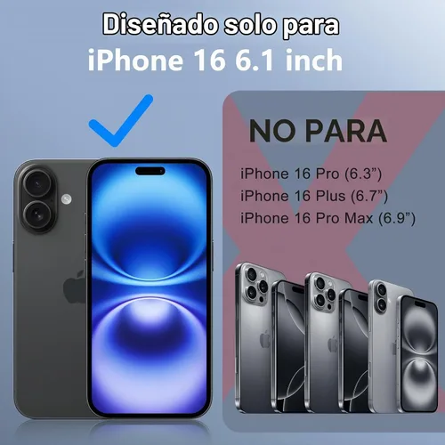 Vista 7 de Red2Fire Funda impermeable para iPhone 16, protector de pantalla integrado y protector de cámara, compatible con MagSafe, cuerpo completo a prueba