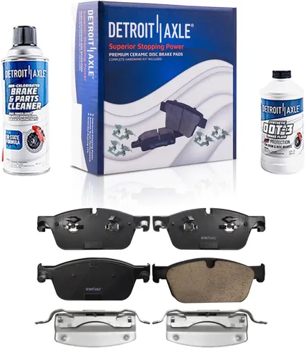 Vista 29 de Detroit Axle - Kit de freno trasero para Chevy GMC Silverado Sierra Suburban 1500 Yukon Tahoe Avalanche Cadillac Escalade Pinza de freno de disco