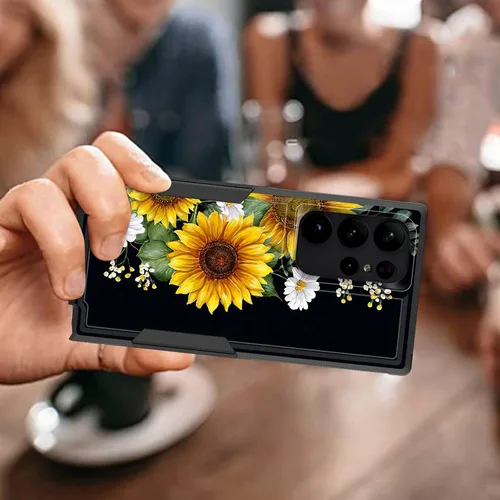 Vista 473 de Funda para Galaxy A14 5G, resistente de doble capa híbrida de policarbonato duro, goma suave, a prueba de golpes, funda protectora resistente