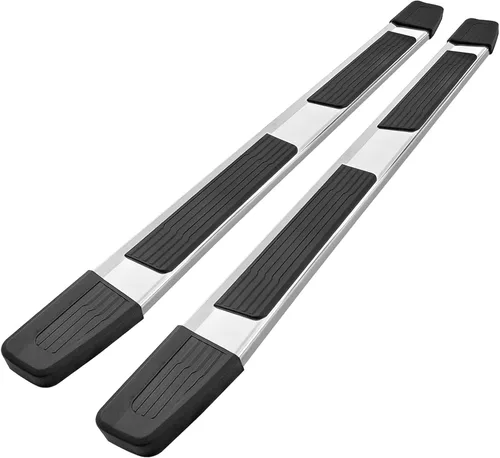 Vista 10 de COMNOVA - Estribos de 6 pulgadas compatibles con Ford F150 Crew Cab 2004-2014 (4 puertas de tamaño completo). Estribos F150 Crew Cab, barras de Negro