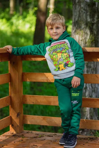 Vista 4 de Teenage Mutant Ninja Turtles Michelangelo Raphael Leonardo - Sudadera con capucha para niños pequeños a grandes