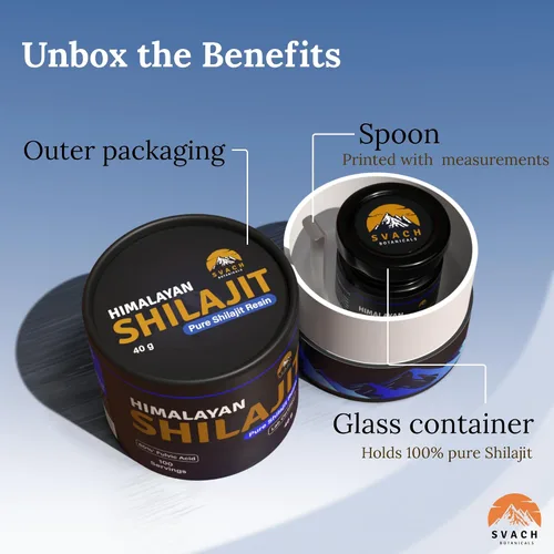 Vista 7 de Resina Shilajit – 1.41 onzas (100 porciones) 80% ácido fúlvico – probado en laboratorio – grado oro del Himalaya para hombres y mujeres de alta