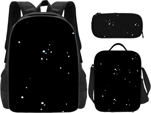 Vista 3 de keketuoxi Mochila escolar de moda para niños y niñas, con correas acolchadas ajustables, 3PSC, Banb03