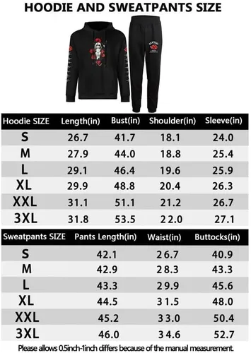 Vista 7 de MIOBER Anime - Conjunto de sudadera con capucha y pantalones deportivos de manga larga para hombre y mujer