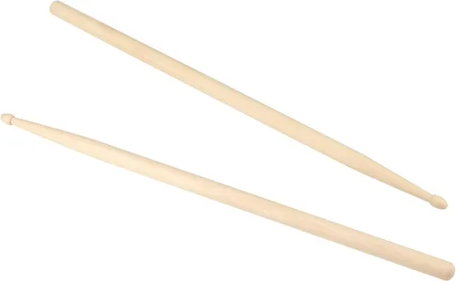 Vista 4 de MUKCHAP 15 pares/30 baquetas 5A, baquetas de arce, baquetas de madera a granel para batería, práctica, rendimiento, relajación