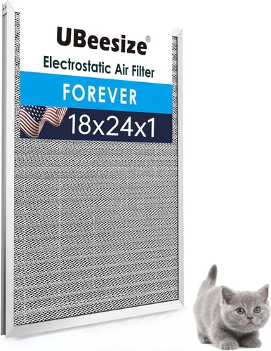 Vista 29 de UBeesize - Filtro de aire reutilizable de 20 x 20 x 1 pulgadas, lavable, MERV 8, permanente, electrostático, para aire acondicionado y HVAC