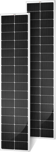 Vista 16 de RICH SOLAR Panel solar monocristalino de celda 9BB de 100 vatios, 12 voltios, batería de carga de módulo solar de alta eficiencia para caravana