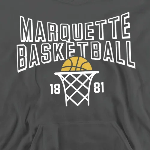 Vista 2 de Marquette University Sudadera con capucha oficial del año del baloncesto para niños y niñas
