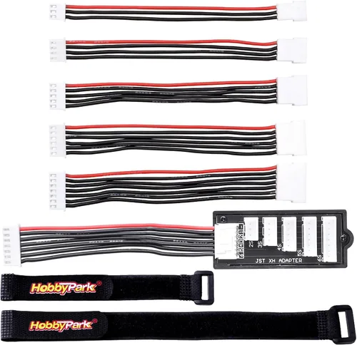 Vista 7 de HobbyPark JST-XH 2-6S Lipo cargador de batería Junta de equilibrio con cable de extensión para carga de equilibrio de batería LiPo