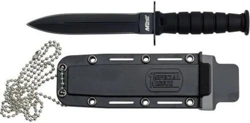 Vista 5 de Cuchillo táctico de cuello, con cuchilla fija, Serie MT-632. 6 pulgadas en total. De Mtech USA