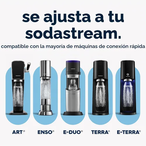 Vista 5 de sodastream Fizz & Go Cool, Botella de agua carbonatada de acero inoxidable de 0.9 L, botella de metal aislada para agua con gas, compatible