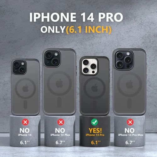 Vista 261 de MOCCA - Funda magnética resistente para iPhone XR de 6.1 pulgadas, compatible con MagSafe, funda con protección contra caídas de grado militar