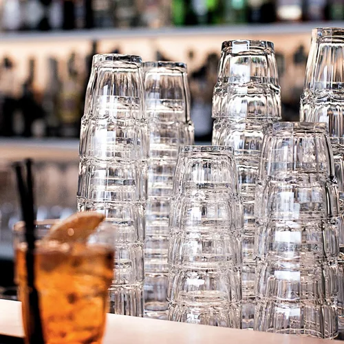 Vista 7 de Bormioli Rocco Rock Bar - Vasos apilables para whisky, juego de 6, 9 1/4 onzas.