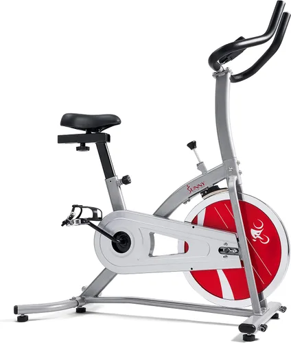 Vista 2 de Sunny Health & Fitness Smart Magnetic Indoor Cycling Bike, Stationary Exercise Cardio Equipment, Free SunnyFit Training App