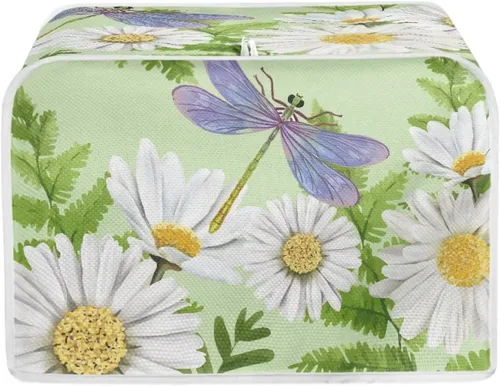 Vista 10 de ZDCUSTOM Bonita funda para tostadora de cactus de alpaca para cocina, cubierta para tostadora con estampado de cactus de alpaca de 2 rebanadas