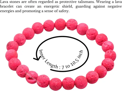 Vista 381 de Amazing Gemstone Crystal Bracelet for Women Men's Gifts - Protection Healing Crystal Bracelet - 8mm Gemstone Beaded Stretchable Bracelet Pulseras