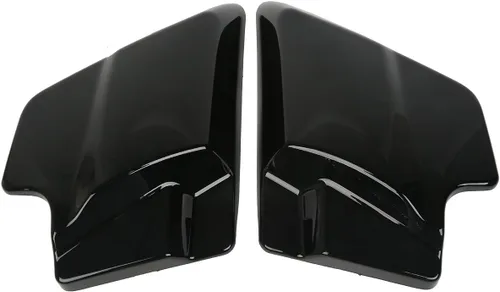 Vista 3 de XMT-MOTO - Par de paneles de cubierta lateral de batería para Harley Touring Road King Street Glide Electra Glide 2009 y posterior, negro brillante