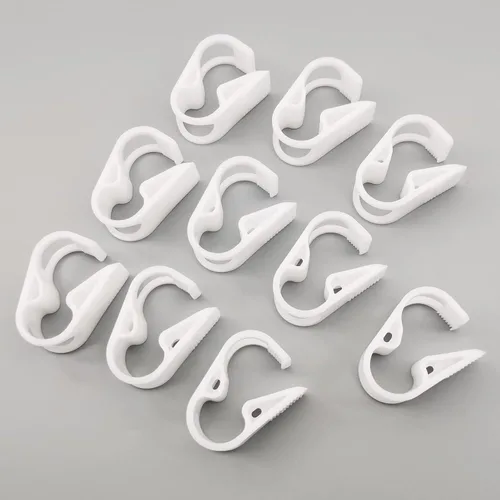 Vista 6 de Abrazadera de tubo de plástico PBT de 284.0 °F resistente al calor, clip de tubo ajustable, abrazadera de manguera de control de flujo industrial