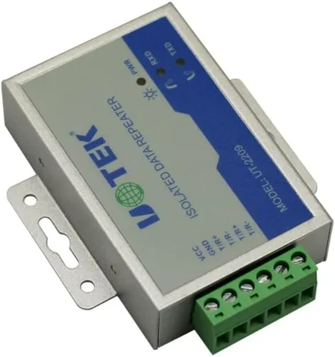 Vista 8 de UTEK UT-2209 RS-485 Repetidor fotoeléctrico de datos de aislamiento
